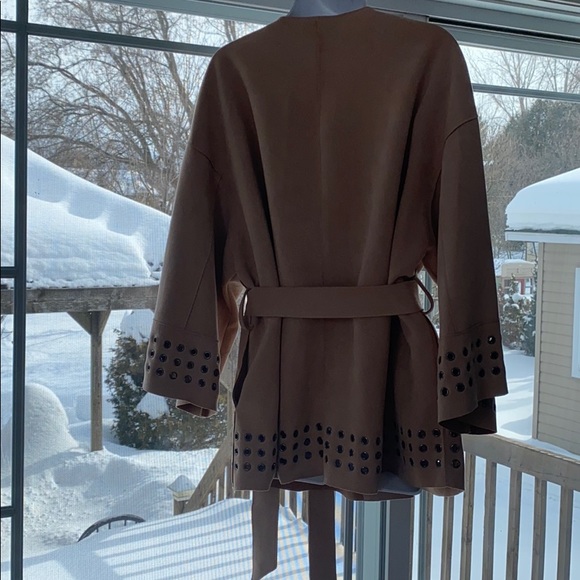 M Zara Faux Suede Kimono - Picture 5 of 12